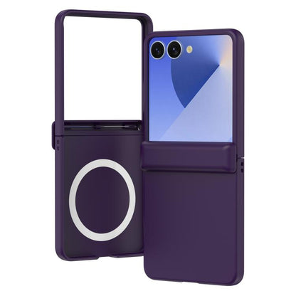 Skin Feel Hinge Magnetic Ring Phone Case, For Galaxy Z Flip8 5G, For Galaxy Z Flip7 5G