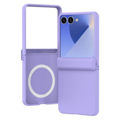 Skin Feel Hinge Magnetic Ring Phone Case, For Galaxy Z Flip8 5G, For Galaxy Z Flip7 5G