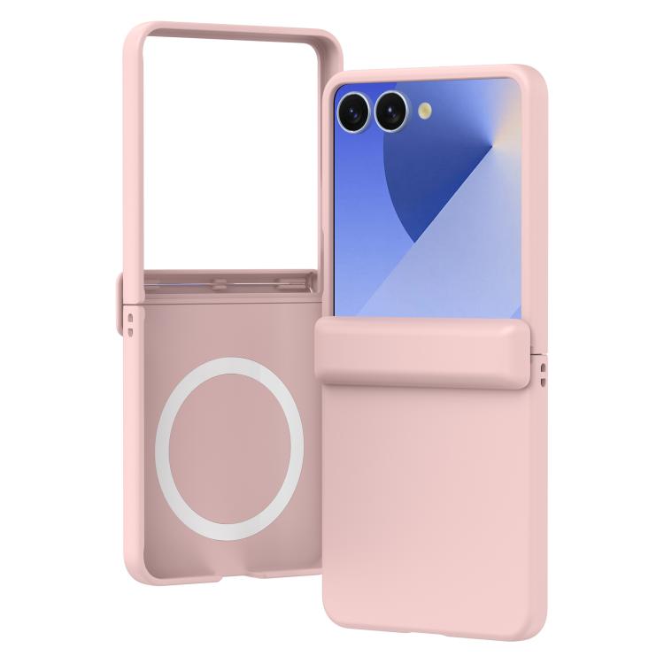 Skin Feel Hinge Magnetic Ring Phone Case, For Galaxy Z Flip8 5G, For Galaxy Z Flip7 5G