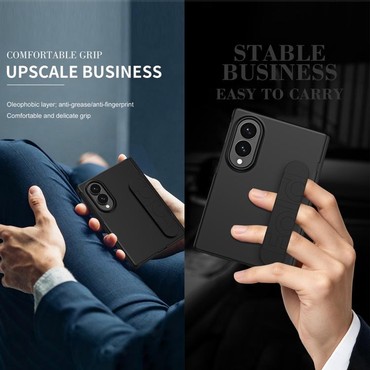 Skin Feel Elastic Wristband Hinge Integrated Film Phone Case, For Galaxy Z Fold8 5G