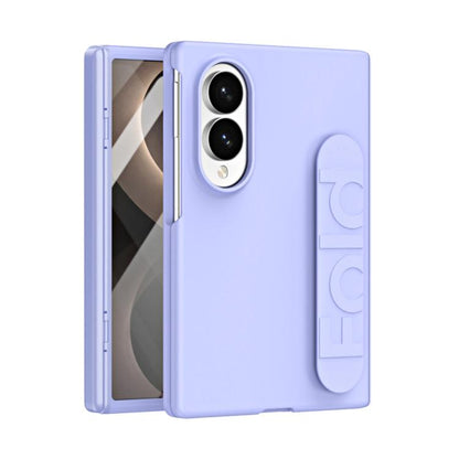 Skin Feel Elastic Wristband Hinge Phone Case, For Galaxy Z Fold8 5G