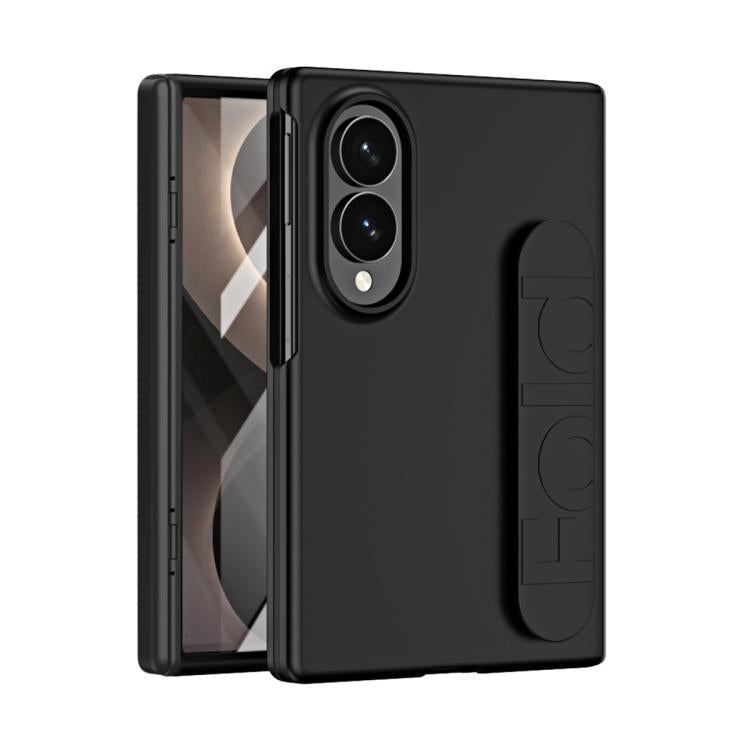 Skin Feel Elastic Wristband Hinge Integrated Film Phone Case, For Galaxy Z Fold8 5G