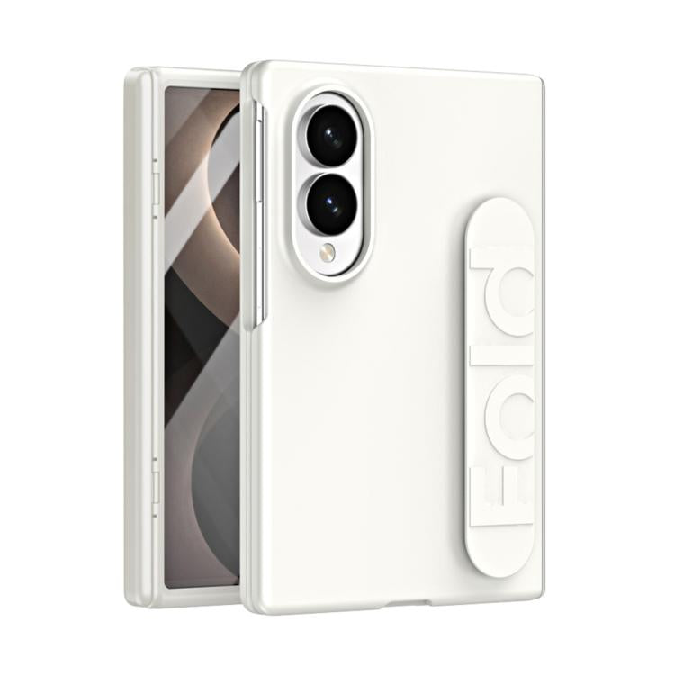 Skin Feel Elastic Wristband Hinge Integrated Film Phone Case, For Galaxy Z Fold8 5G