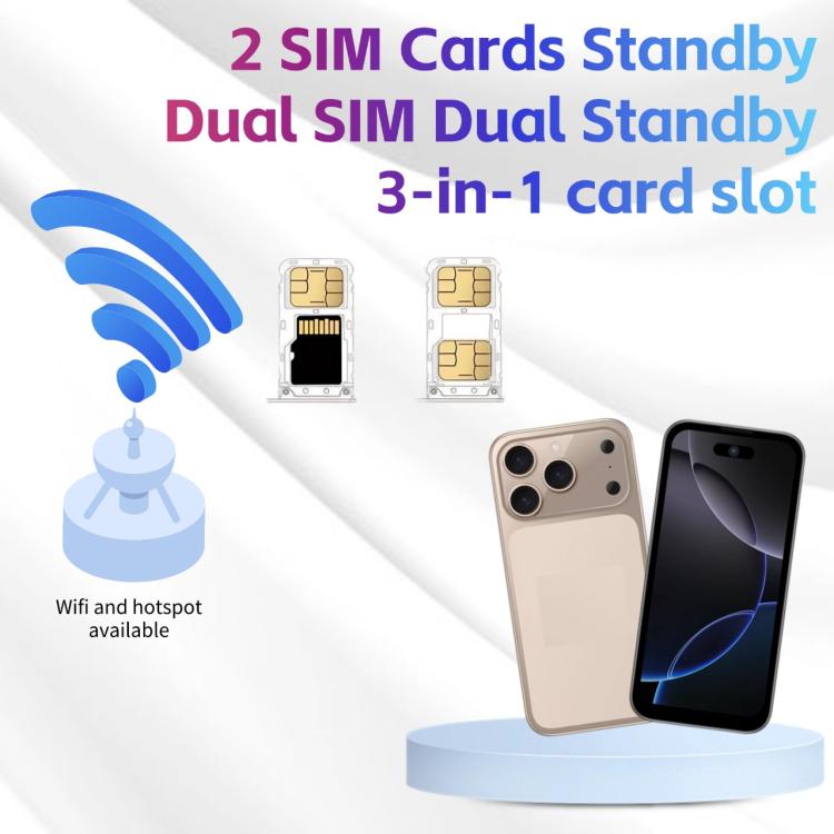 17 Pro Max, 1GB+16GB, 3.75 inch Android 8.1 MediaTek MT6580 Quad Core, Network: 3G, Dual SIM