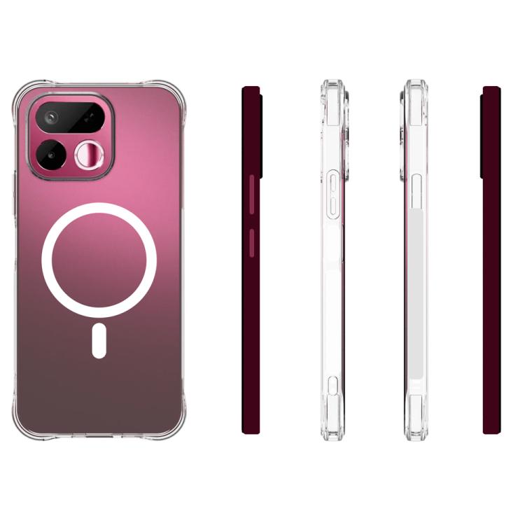 Big Hole Shockproof Non-slip Magnetic TPU Phone Case, For Realme 16T 5G