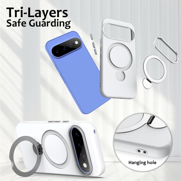 Gen1.5 Pivot Ring Holder TPU Hybrid PC Phone Case, For Google Pixel 11 Pro XL/10 Pro XL, For Google Pixel 11 / 11 Pro / 10 Pro