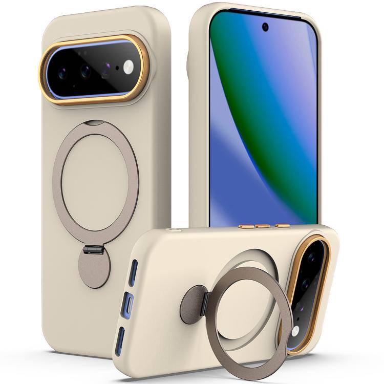 Gen1.5 Pivot Ring Holder TPU Hybrid PC Phone Case, For Google Pixel 11 Pro XL/10 Pro XL, For Google Pixel 11 / 11 Pro / 10 Pro