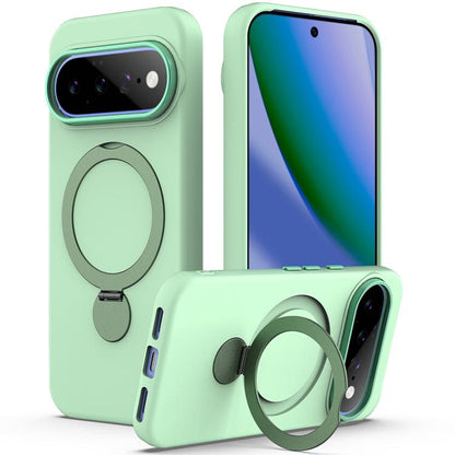 Gen1.5 Pivot Ring Holder TPU Hybrid PC Phone Case, For Google Pixel 11 Pro XL/10 Pro XL, For Google Pixel 11 / 11 Pro / 10 Pro