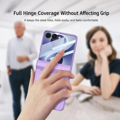 GKK Integrated HD Film Magnetic Full Coverage Flip Phone Case, For Galaxy Z Flip8 5G
