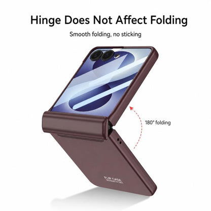 GKK Integrated HD Film Magnetic Full Coverage Flip Phone Case, For Galaxy Z Flip8 5G