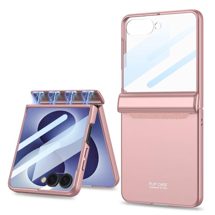 GKK Integrated HD Film Magnetic Full Coverage Flip Phone Case, For Galaxy Z Flip8 5G