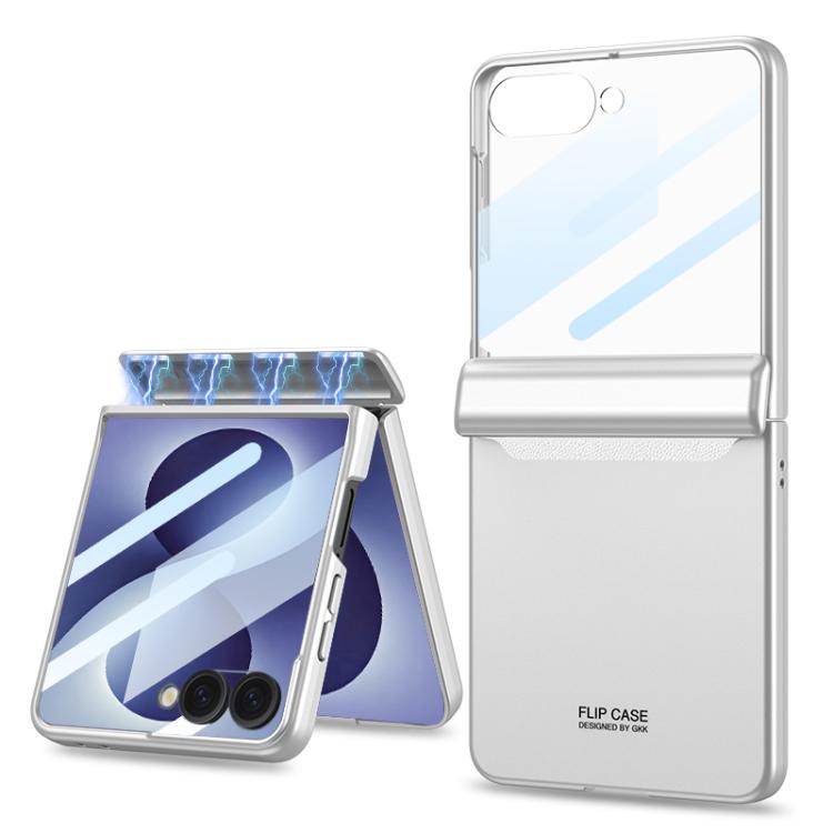 GKK Integrated HD Film Magnetic Full Coverage Flip Phone Case, For Galaxy Z Flip8 5G