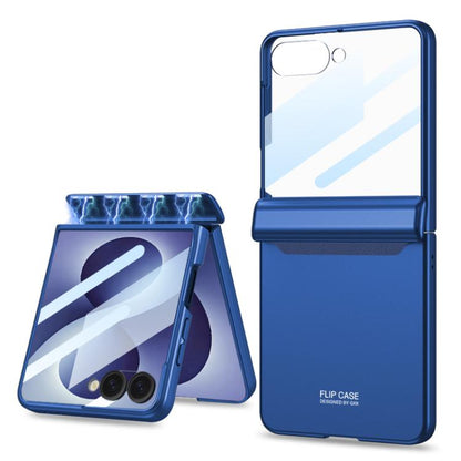 GKK Integrated HD Film Magnetic Full Coverage Flip Phone Case, For Galaxy Z Flip8 5G