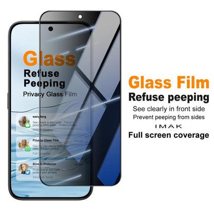 imak Privacy Full Screen Tempered Glass Film, Support Fingerprint Unlocking, For Tecno Camon 50 4G