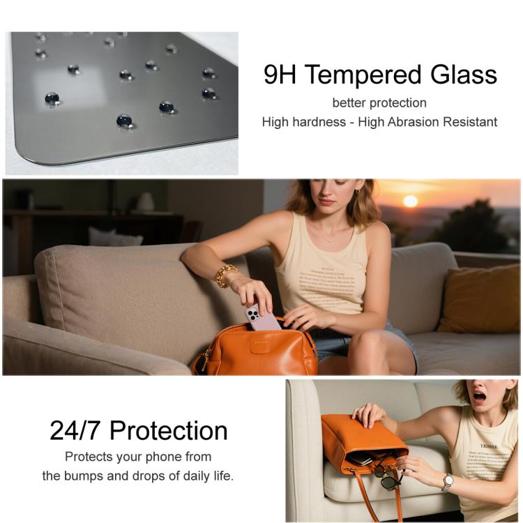 imak Privacy Full Screen Tempered Glass Film, Support Fingerprint Unlocking, For Tecno Camon 50 4G