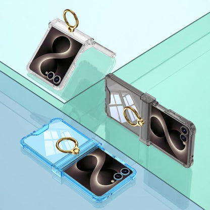 GKK Airbag Hinge Full Coverage Phone Case with Magnetic Rotation Bracket, For Galaxy Z Flip8 5G