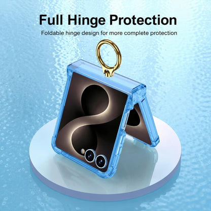 GKK Airbag Hinge Full Coverage Phone Case with Magnetic Rotation Bracket, For Galaxy Z Flip8 5G
