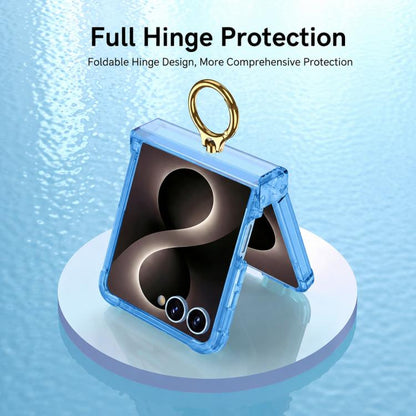GKK MagSafe Airbag Hinge Shockproof Phone Case with Ring Holder, For Galaxy Z Flip8 5G