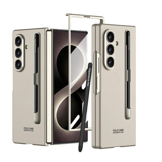 GKK Integrated Ultra-thin Full Coverage Phone Flip Case with Pen, For Galaxy Z Fold8 Ultra 5G
