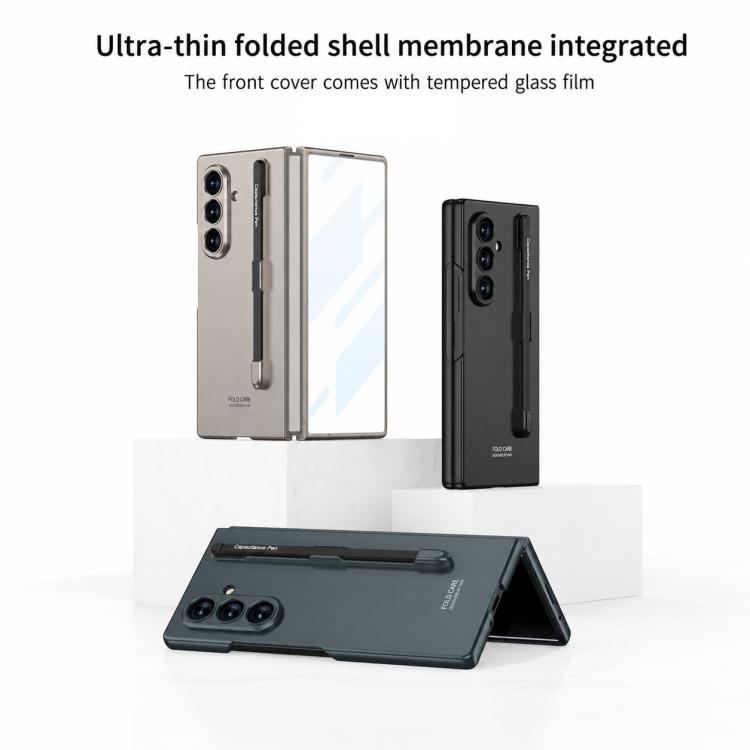 GKK Integrated Ultra-thin Full Coverage Phone Flip Case with Pen, For Galaxy Z Fold8 Ultra 5G
