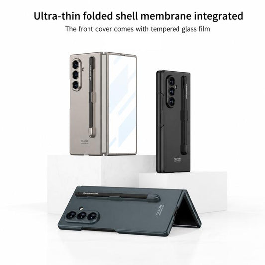 GKK Integrated Ultra-thin Full Coverage Phone Flip Case with Pen, For Galaxy Z Fold8 Ultra 5G