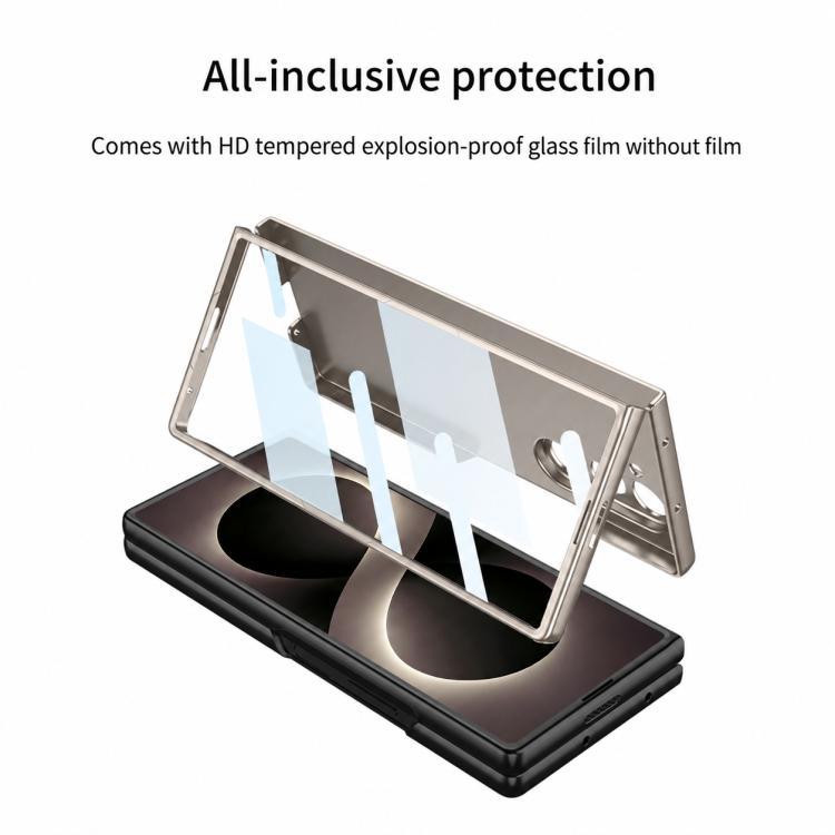 GKK Integrated Ultra-thin Full Coverage Phone Flip Case with Pen, For Galaxy Z Fold8 Ultra 5G