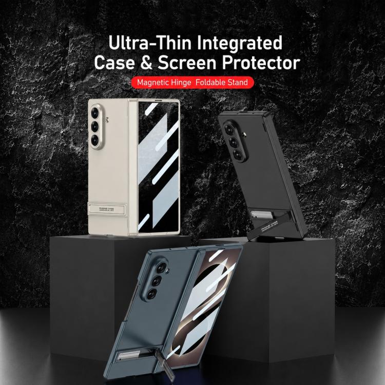GKK Integrated Magnetic Triumph Ultra-thin Full Coverage Phone Case with Holder, For Galaxy Z Fold8 Ultra 5G