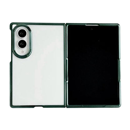 Electroplating Frame PC Transparent Phone Case, For Galaxy Z Fold8 5G
