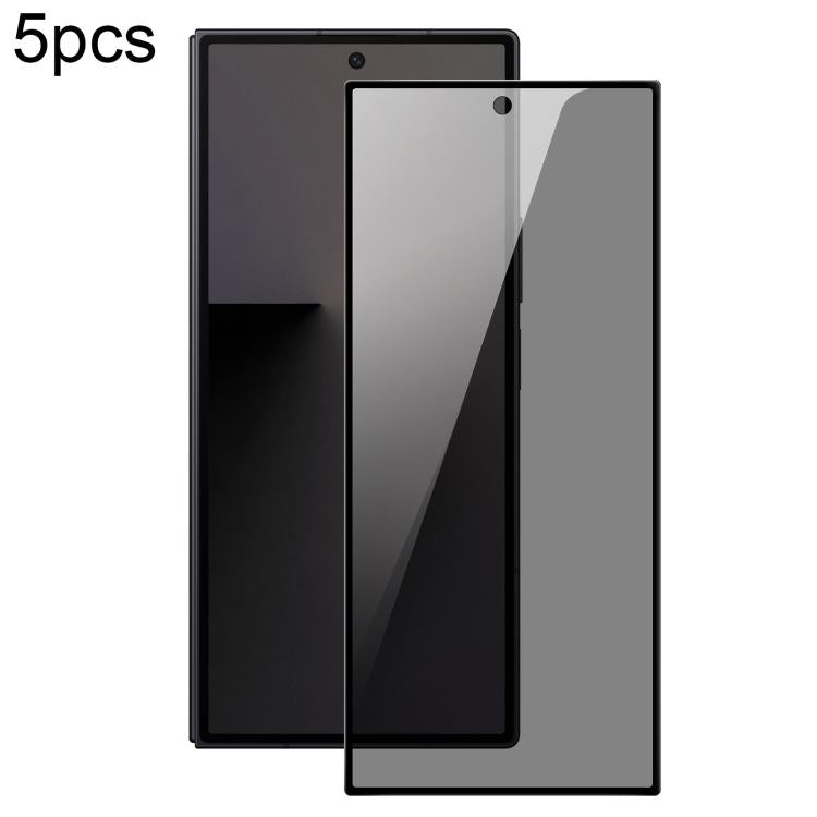 5pcs DUX DUCIS 0.33mm 9H High Aluminum Anti-spy HD Tempered Glass Film, For Galaxy Z Fold8 5G, For Galaxy Z Fold8 Ultra 5G, For Galaxy Z Flip8 5G