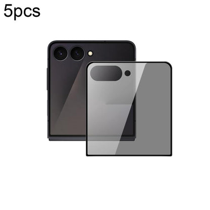5pcs DUX DUCIS 0.33mm 9H High Aluminum Anti-spy HD Tempered Glass Film, For Galaxy Z Fold8 5G, For Galaxy Z Fold8 Ultra 5G, For Galaxy Z Flip8 5G