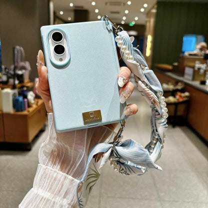 Side Buckle Hinge Phone Case with Bracelet, For Galaxy Z Fold8 5G