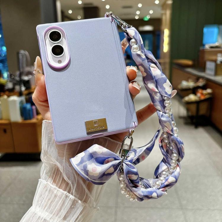 Side Buckle Hinge Phone Case with Bracelet, For Galaxy Z Fold8 5G