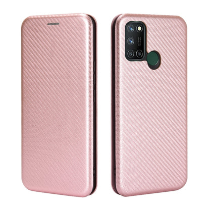 Carbon Fiber Texture Magnetic Horizontal Flip TPU + PC + PU Leather Case with Card Slot, For OPPO Realme 7i, For vivo V20 4G (Indian Version), For vivo Y73s, For Asus Zenfone Max (M2) ZB633KL, For Nokia 3.4, For Oukitel C21