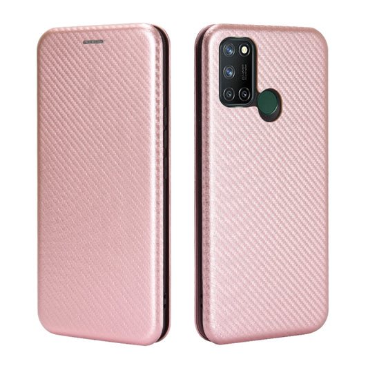 Carbon Fiber Texture Magnetic Horizontal Flip TPU + PC + PU Leather Case with Card Slot, For OPPO Realme 7i, For vivo V20 4G (Indian Version), For vivo Y73s, For Asus Zenfone Max (M2) ZB633KL, For Nokia 3.4, For Oukitel C21
