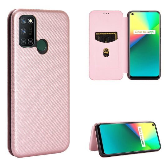 Carbon Fiber Texture Magnetic Horizontal Flip TPU + PC + PU Leather Case with Card Slot, For OPPO Realme 7i, For vivo V20 4G (Indian Version), For vivo Y73s, For Asus Zenfone Max (M2) ZB633KL, For Nokia 3.4, For Oukitel C21