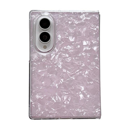 Pearlescent Shell Texture Phone Case, For Galaxy Z Fold8 5G