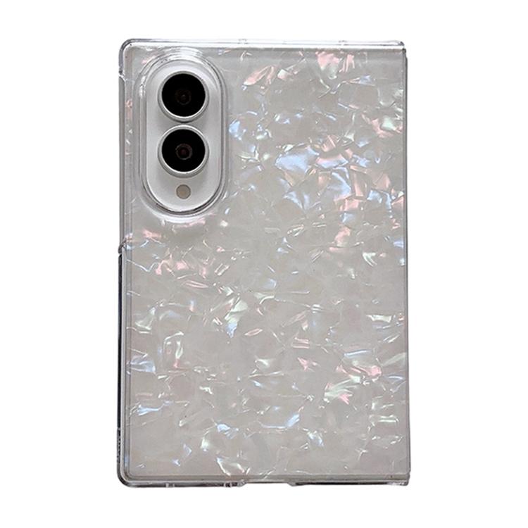 Pearlescent Shell Texture Phone Case, For Galaxy Z Fold8 5G