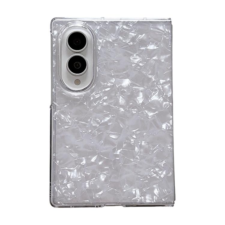 Pearlescent Shell Texture Phone Case, For Galaxy Z Fold8 5G