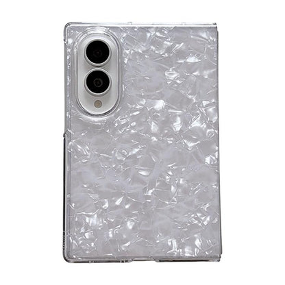 Pearlescent Shell Texture Phone Case, For Galaxy Z Fold8 5G