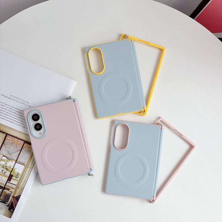 Side Clamp Central Axis Dopamine Series Magnetic Phone Case, For Galaxy Z Fold8 5G