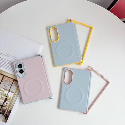 Side Clamp Central Axis Dopamine Series Magnetic Phone Case, For Galaxy Z Fold8 5G