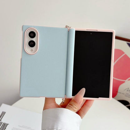 Side Buckle Magnetic Hinge Dopamine Series Phone Case, For Galaxy Z Fold8 5G