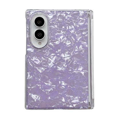 Axis Magnetic Pearlescent Shell Texture Phone Case, For Galaxy Z Fold8 5G