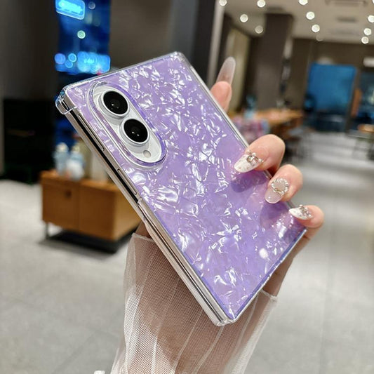 Axis Magnetic Pearlescent Shell Texture Phone Case, For Galaxy Z Fold8 5G
