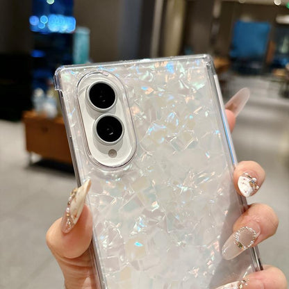 Axis Magnetic Pearlescent Shell Texture Phone Case, For Galaxy Z Fold8 5G
