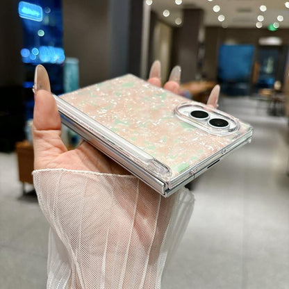 Axis Magnetic Pearlescent Shell Texture Phone Case, For Galaxy Z Fold8 5G