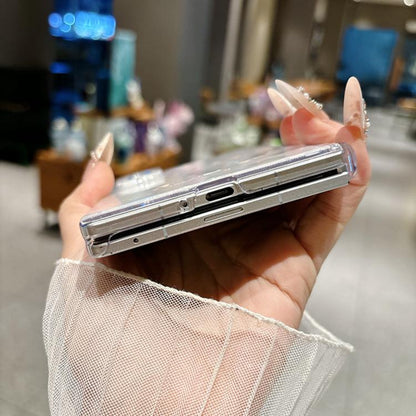 Axis Magnetic Pearlescent Shell Texture Phone Case, For Galaxy Z Fold8 5G