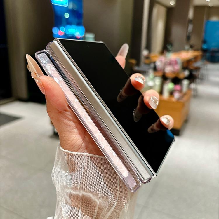 Axis Magnetic Pearlescent Shell Texture Phone Case, For Galaxy Z Fold8 5G