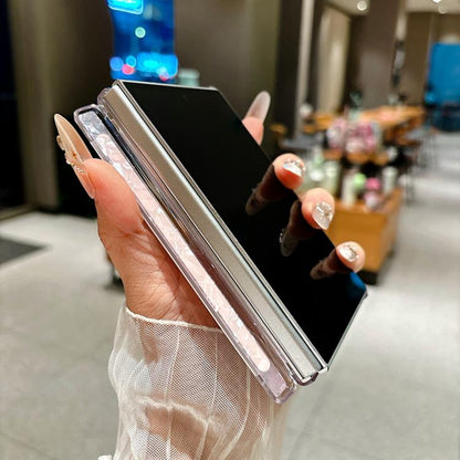 Axis Magnetic Pearlescent Shell Texture Phone Case, For Galaxy Z Fold8 5G