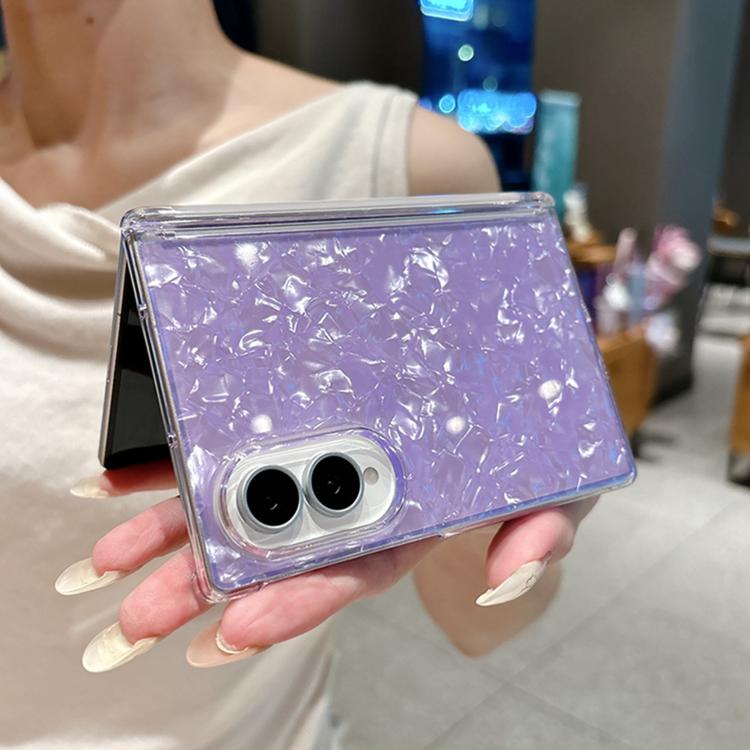 Axis Magnetic Pearlescent Shell Texture Phone Case, For Galaxy Z Fold8 5G